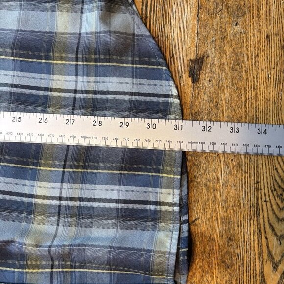 Columbia Long Sleeve Shirt Mens XL Plaid Supplex Nylon Outdoor Fishing Vented - Picture 4 of 14